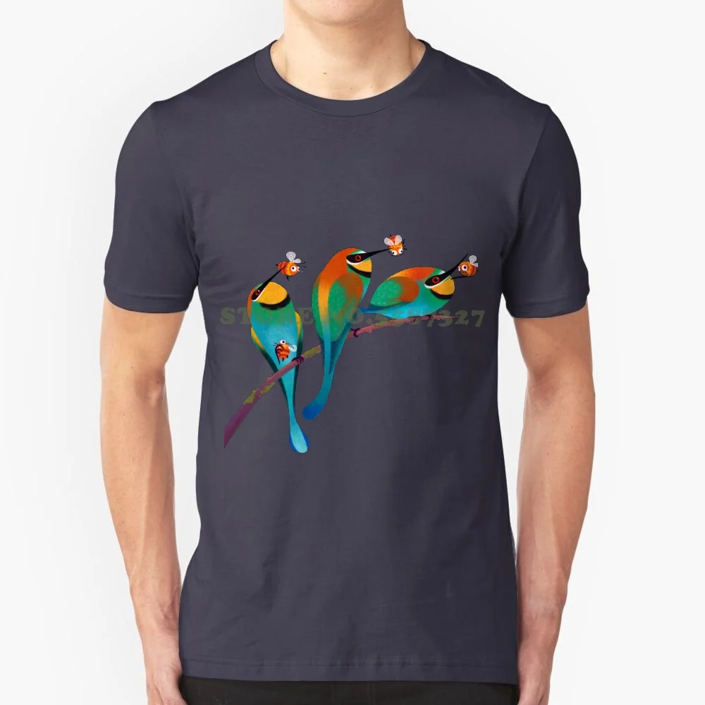 Bee-Eaters Cool Design Trendy T-Shirt Tee Bee Bee Eater Beeater Bird Animal Bug Insect