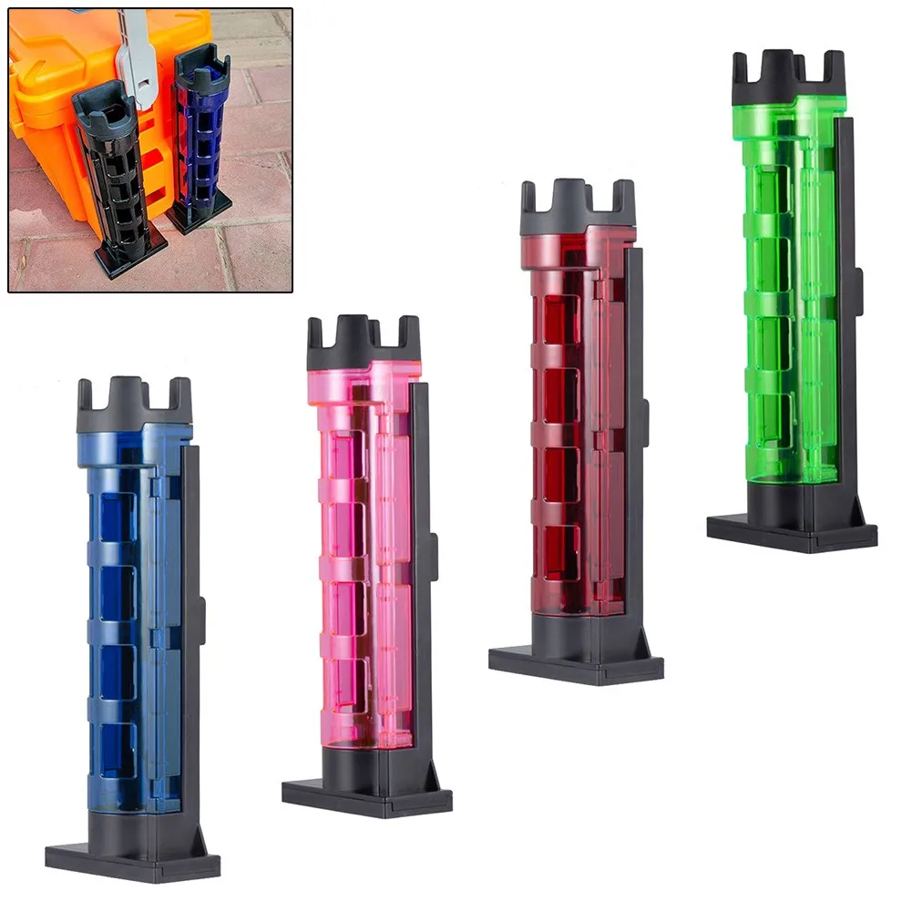 1Pcs Rod Holder Raft Fishing Barrel Accessory Vertical Inserting Device For MEIHO Box Device Can Be Equipped With Fishing Box