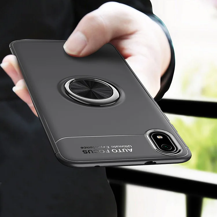 Xiaomi Redmi 7A ring bracket mobile phone case creative anti-fall millet Ring Holder Stand Phone 7a Slim Soft Case |