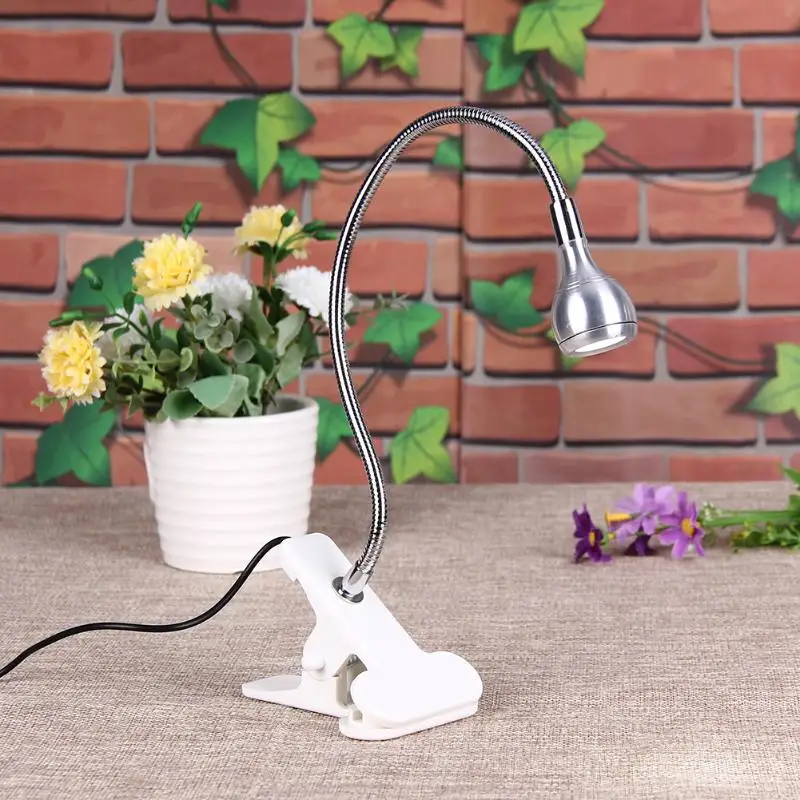 USB гибкая светодиодная лампа для чтения клип на рядом с кроватью настольная лампа книга