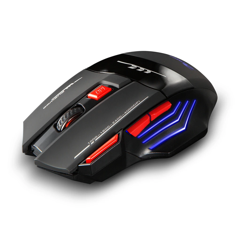 Беспроводная игровая мышь Zelotes F 14 обновленная версия перезаряжаемые мыши