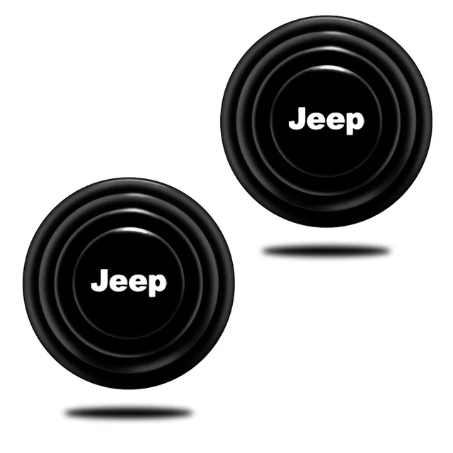2/4Pcs Auto Shock Stickers Absorber Car Door Soundproof Buffer Pier For Jeep Grand Cherokee Commander Renegade Wrangler JK JL 2pcs