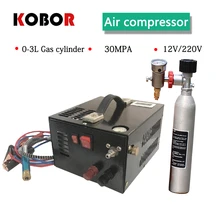 Pcp Lucht Pistool Elektrische Compressor 4500psi 300bar 30mpa Mini Pcp Pomp Incl. Transformator Voertuig Hoge Druk Lucht Compressor