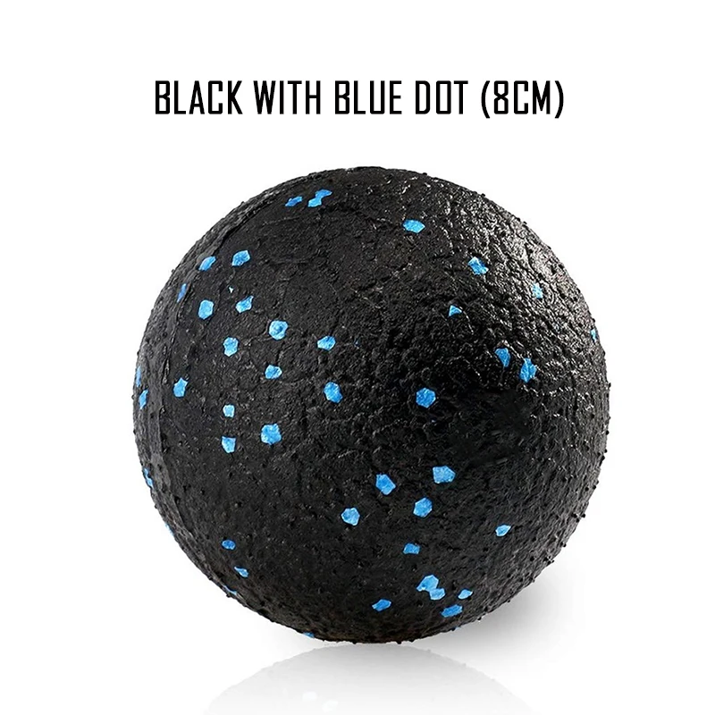 10 см фитнес-мяч высокой плотности EPP твердый массажный мяч легкий для Myofascial релиз глубокой терапии ткани - Цвет: Синий