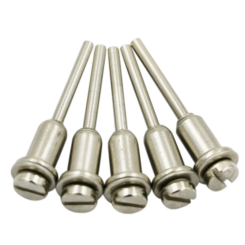 5Pcs/Lot 3.17Mm Shank Mandrel Hss Cutting Arbor Fixed Cut-Off Wheel Disc Holder Screw Mandrels For Dremel Jun13 | Инструменты