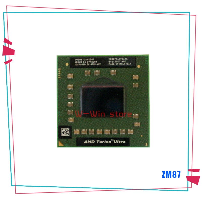AMD Turion X2 Ultra ZM 87 ZM87 2 4 ГГц двухъядерный двухпоточный процессор TMZM87DAM23GG разъем