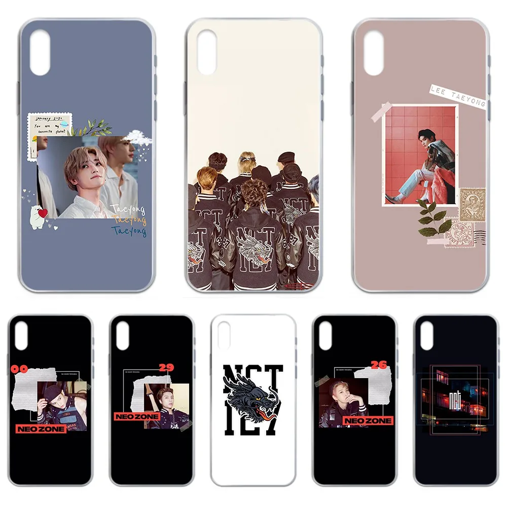 NCT DREAM корейский модный прозрачный чехол для iphone 4 4S 5 5C 5S 6 6S PLUS 7 8 X XR XS 11 PRO SE 2020 MAX |