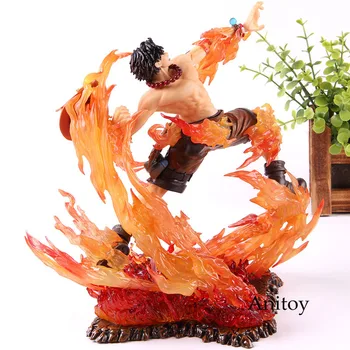 

Anime One Piece Figure Portgas D Ace GK Statue PVC Action Figure Collectible Model Toy