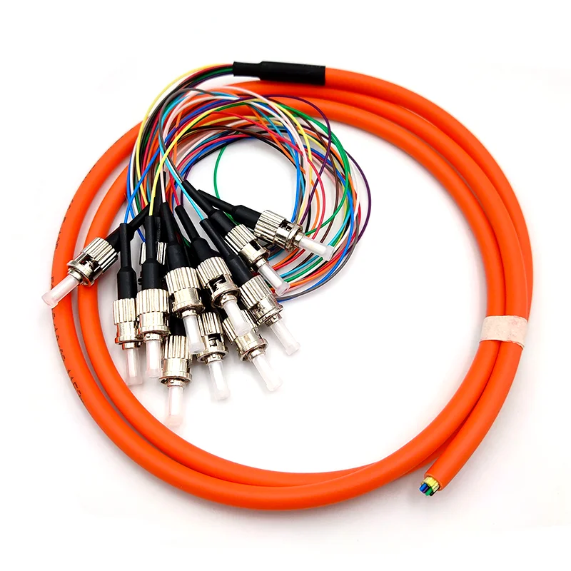 5 шт./лот ST pigtails 1 м ММ 62 5/125um волоконно оптический кабель ftth 12core UPC пачка