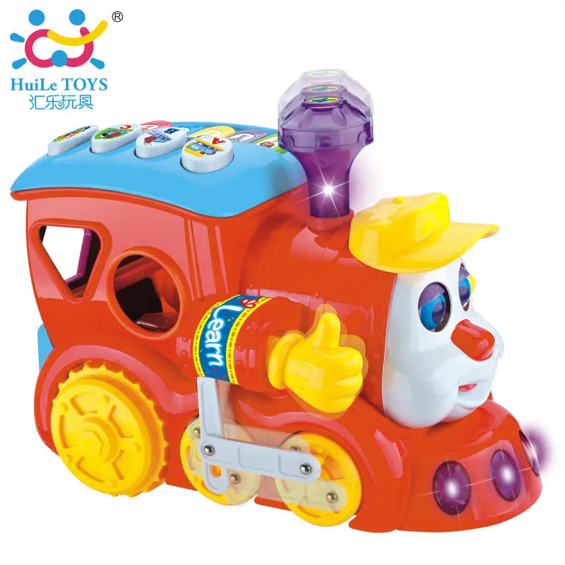 

Department of Music 556 Intelligent Question Answering Cartoon Train Children Electric Universal Train Toy Shape Cognitive Fruit