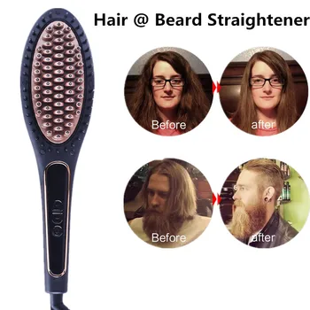 

Free Shipping Hair Brush Fast Electric Hair Straightener Comb Hair Electric Brush Comb Irons Auto Straight Hair Comb Brush
