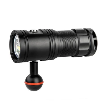

Trustfire DF30 2350lm Rechargeable Dive Flashlight Underwater Diving Photo Video Spotlight IPX8 Waterproof Torch Lantern Lamp