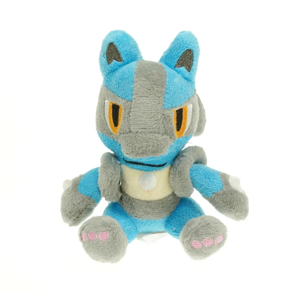 Takara Tomy мягкая игрушка Lucario Pokemon плюшевая игрушка для детей подарки на день рождения PP Хлопок Stuffec игрушка животное