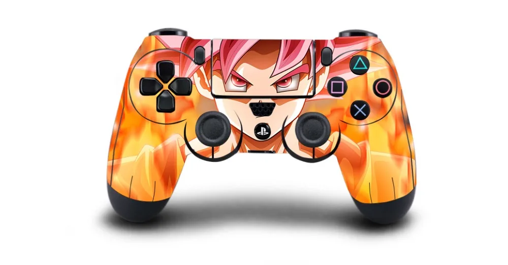 Dragon Ball Super PS4 Fat Slim Pro Controller Skin Sticker Vinyl Decal Sticker for PlayStation 4 DualShock 4 Wireless Controller