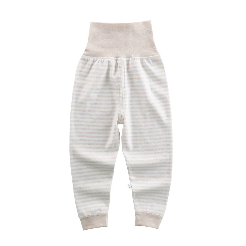 

New Style Colored Cotton Children High-waisted Pants High-waisted Bellyband CHILDREN'S Leggings Autumn And Winter Infant Underwe
