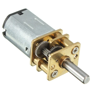 

DC 12V 100RPM Mini Metal Gear Motor with Gearwheel Model: N20 3mm Shaft Diameter
