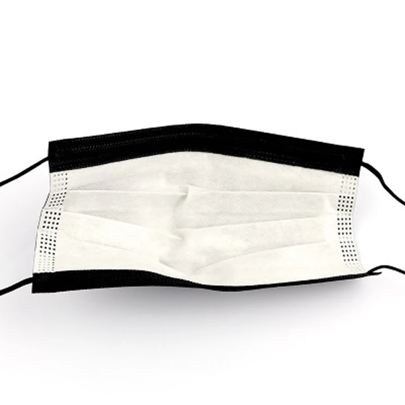Disposable-Black-Adult-Protective-Mask-Anti-Dust-Anti-Droplets-3-Layers-Filter-Earloop-Non-Woven-Face6