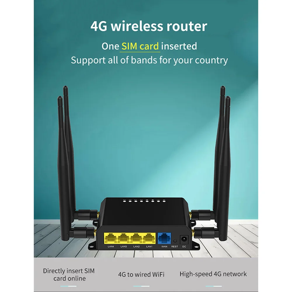 4G беспроводной маршрутизатор три сети полный Netcom wifi для проводной карты SIM маршрутизатор промышленного класса маршрутизатор