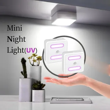 

Body Sensors Cabinet Light Toilet Light Wall Light Wall Hanging Human Induction Toilet UV Sterilizer Mini Night Lamp For Home
