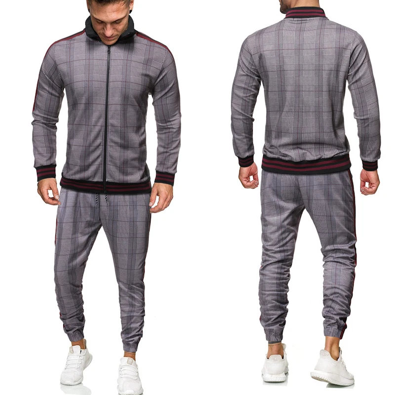 dress shirt and sweatpants