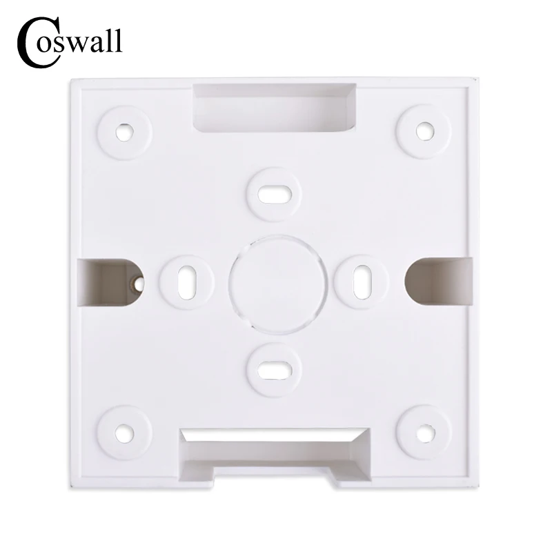 Coswall 42 мм углубляет утолщенную внешнюю монтажную коробку 86 мм* 86 мм* 45 мм для настенных выключателей и розеток применяются для наружной поверхности стены