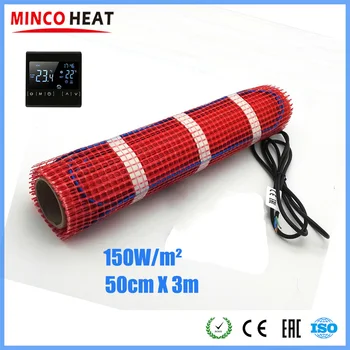 

Minco Heat 3m x 50cm Floor Heating Mat Home Bathroom Warming 220V 150W/sqm