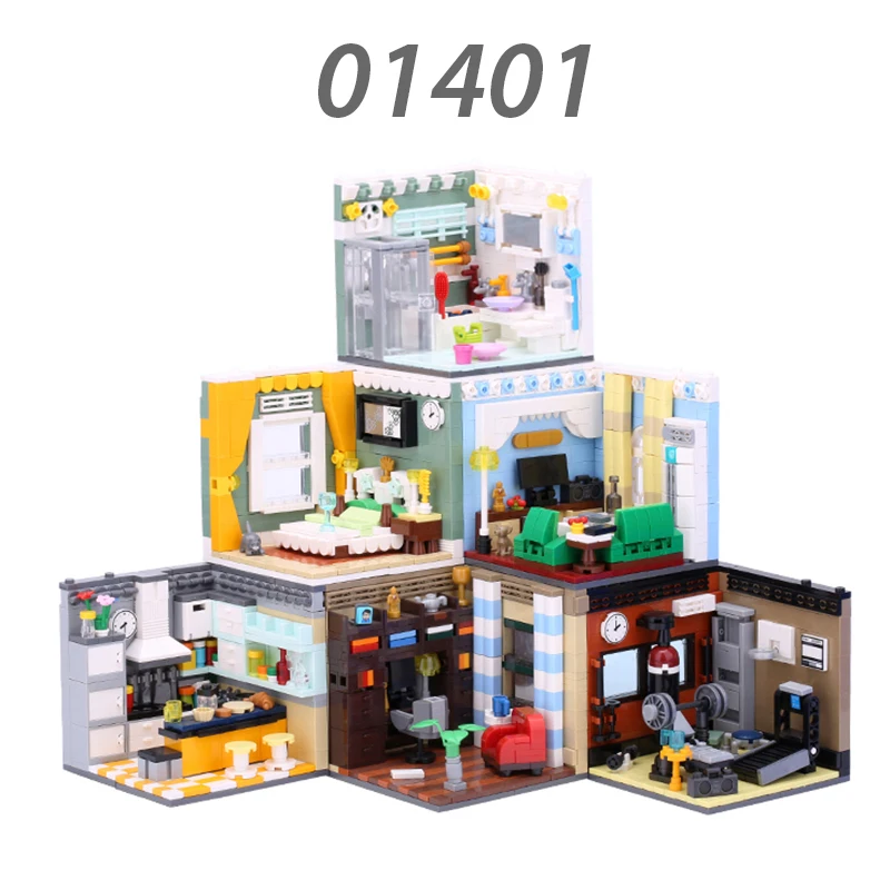 XINGBAO Genuine City Friends House Series The Home Furnishing And Future Dreams Sets Building Blocks Educational Bricks Juguetes