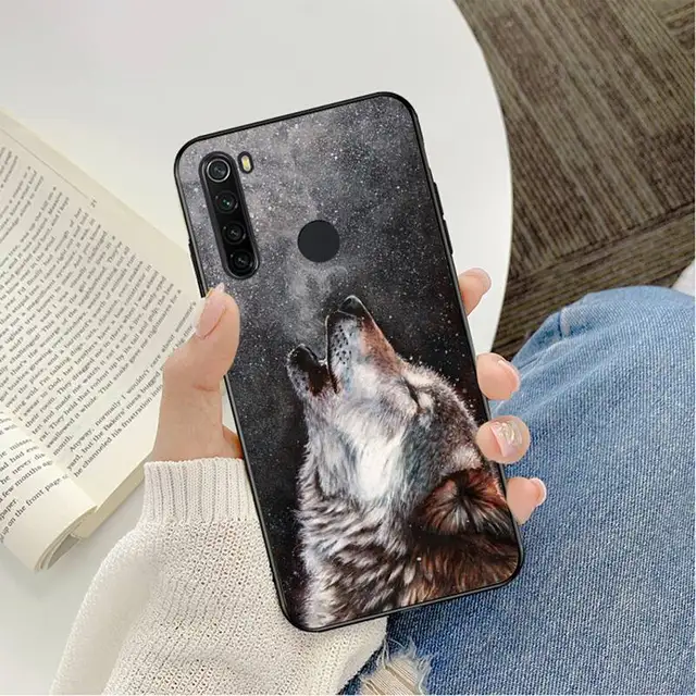 Yinuoda angry wolf face Phone Case for Xiaomi Redmi 4X 7 7A 8 8A 9 9A Note 7 8 8T 9 10 Pro a8