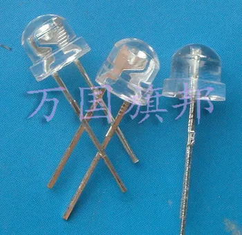 

Free Delivery. LED light-emitting diodes, 5 mm straw hat white hair green Green light 50 RMB 1000 only