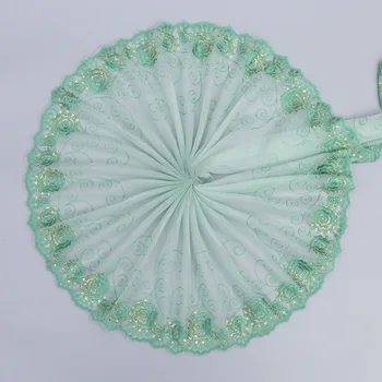 

1Yard Cheap Lace Trims Green Tulle Embroidery Lace Fabric 21cm Guipure Lace Ribbon Dress Sewing Accessories Fabric dentelle LT15