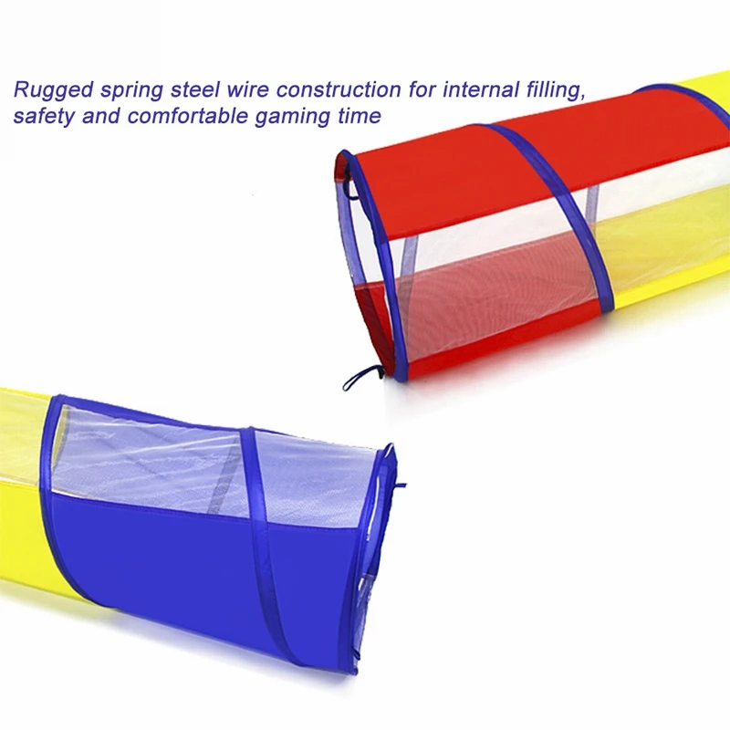 CYSINCOS, Детская игровая палатка, три цвета, игрушечный туннель для ползания, детская складная игрушечная трубка, детская игровая площадка для ползания, доступ к палатке