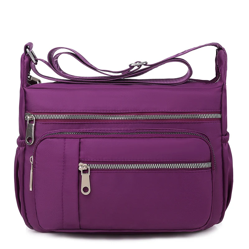 

Waterproof Nylon Ladies Casual Hip Hop Shoulder Bag Messenger Bag Simple Women's Travel Shopping Handbag