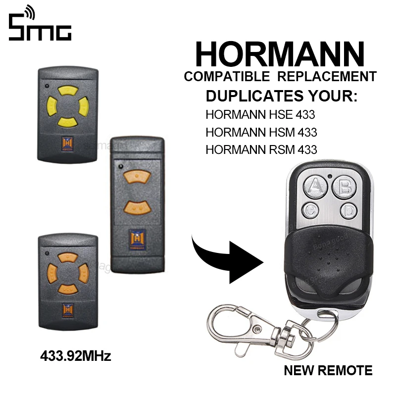 For Hormann Hse Hsm Rsm 433 Hormann Fixed Code Remote Control Garage Door Clone 433 92mhz Remote Controls Aliexpress For Hormann Hse Hsm Rsm 433 Hormann Fixed Code Remote Control Garage Door Clone 433 92mhz Remote Controls Aliexpress
