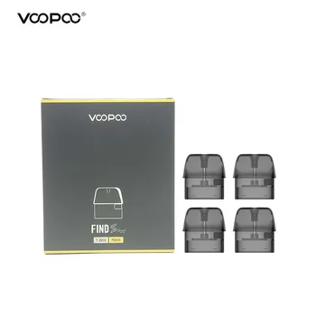 

4pcs/pack VOOPOO FIND S POD Cartridge Pod Atomizer 1.2ohm 1.8ml VOOPOO Find S Pod Replacement Cartridges Pod Vape Vaporizer Kit