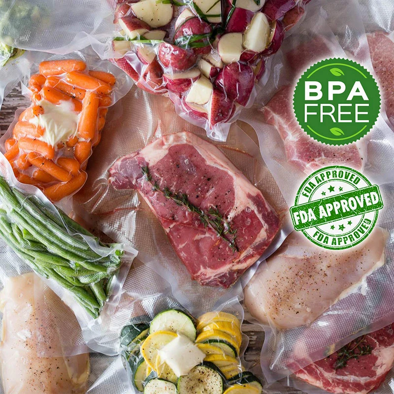 5 рулонов/партия пакеты для вакуумной упаковки продуктов 12/15/20/25/28 см * 500