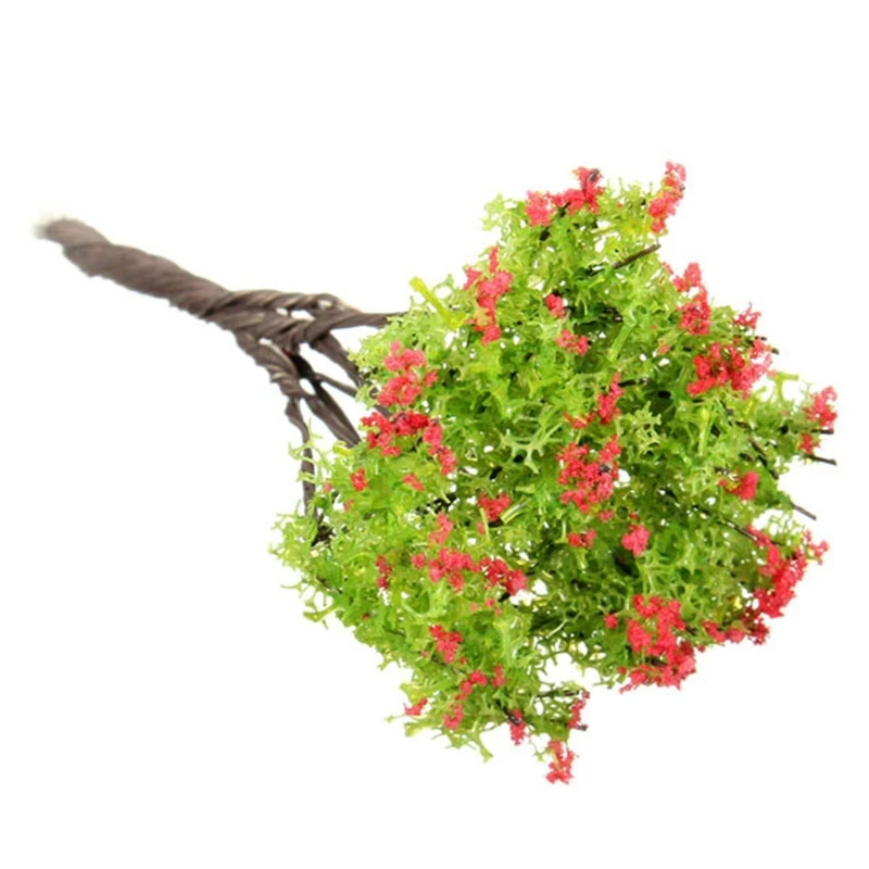 Сафлоровое дерево миниатюрный кукольный домик Декор горшков мох бонсай мини