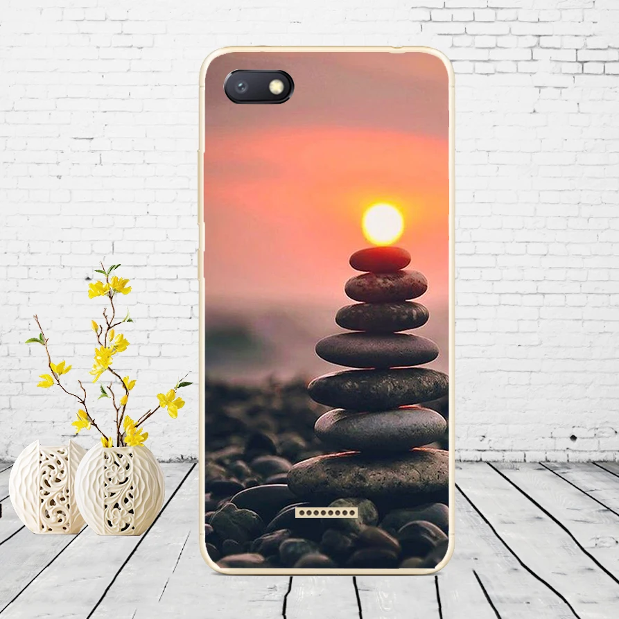 C4 Силиконовый чехол для xiaomi redmi 6a защитный чехол Мягкий ТПУ чехол для телефона Чехлы для xiaomi redmi 6A чехол бампер 6a Coque - Цвет: C4