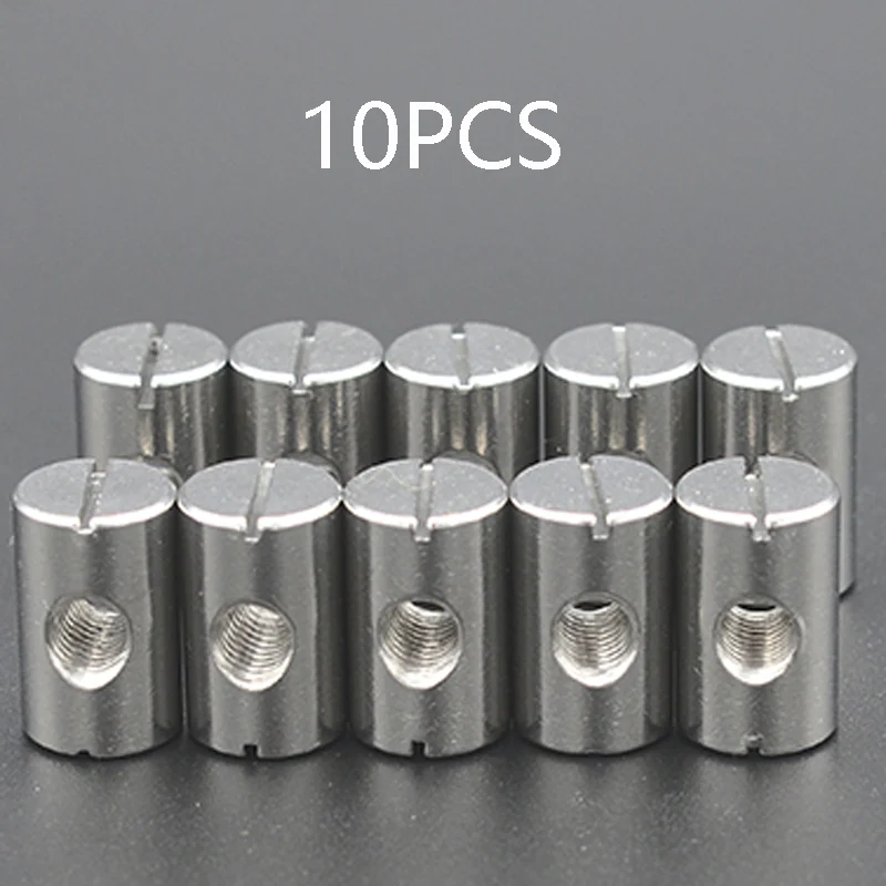 

10PCS 316 Stainless Steel Hammer Nut Frame Connector M6 Strong and Durable DIY Spare Parts for RC Flight Controller Drone Model