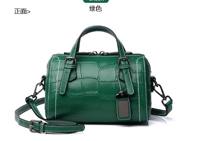 

2019 New Style Bag Women's Leather Shoulder-bag Versitile Fashion Casual Shoulder Handbag Large Capacity Crocodile Pattern Fashi