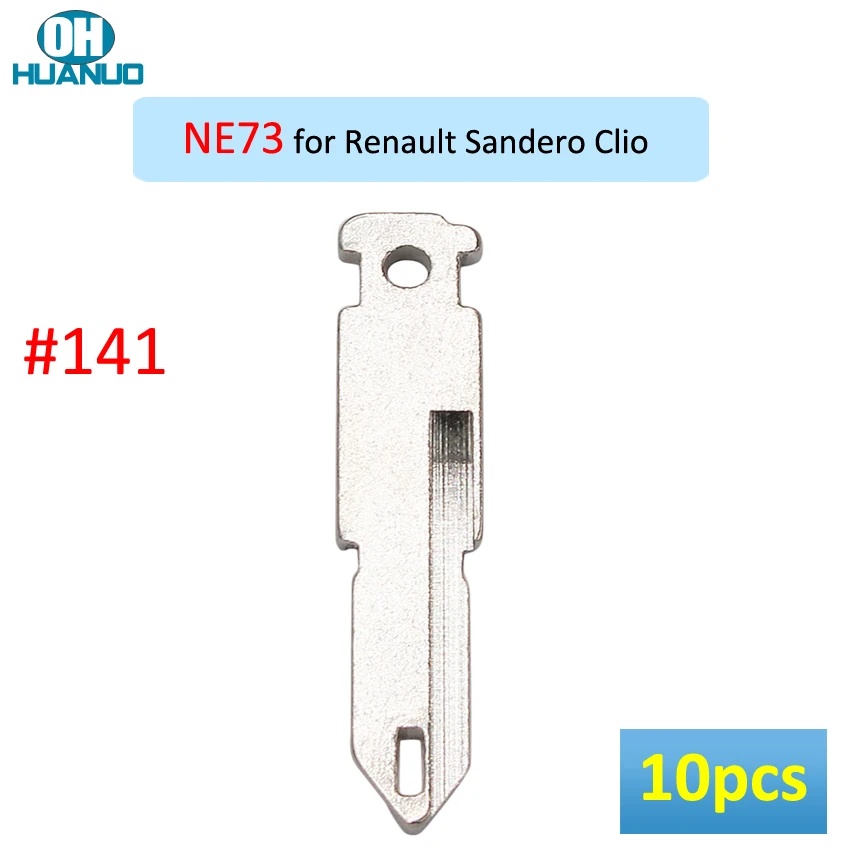 Sale ! 10pcs # 141 NO.141 Remote Uncut KD Flip Key Blade for-Renault Sandero Megan Modus Clio Kangoo Logan NE73 | Автомобили и