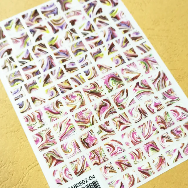 Newest MG505-02 lable design nail stickers 3d Japan Korea style nail decals self-adhesive DIY nail decoration tools 0505-02