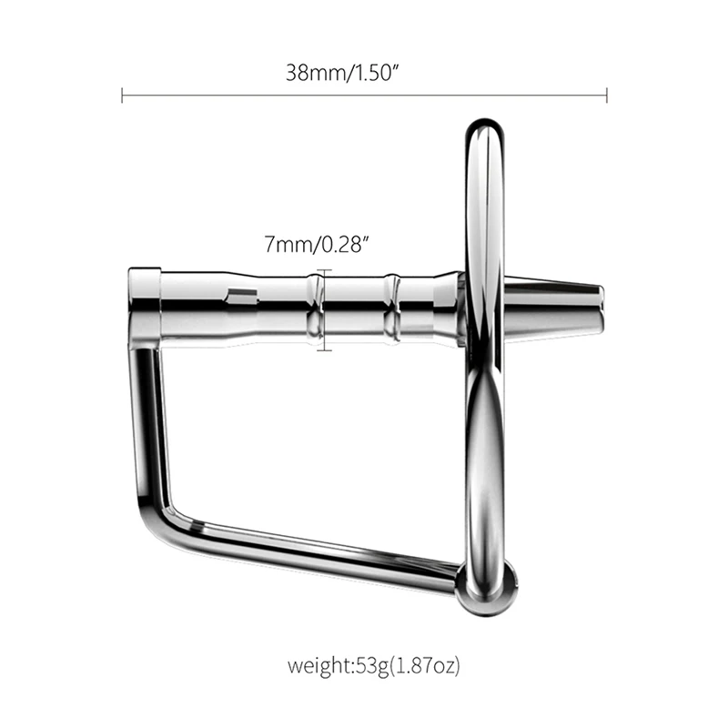 Stainless Steel Urethral Plug Male Dilator Sex toys for Men