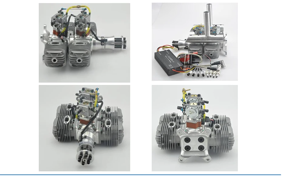 DLA128 128C четырехцилиндровый бензиновый двигатель для RC самолета