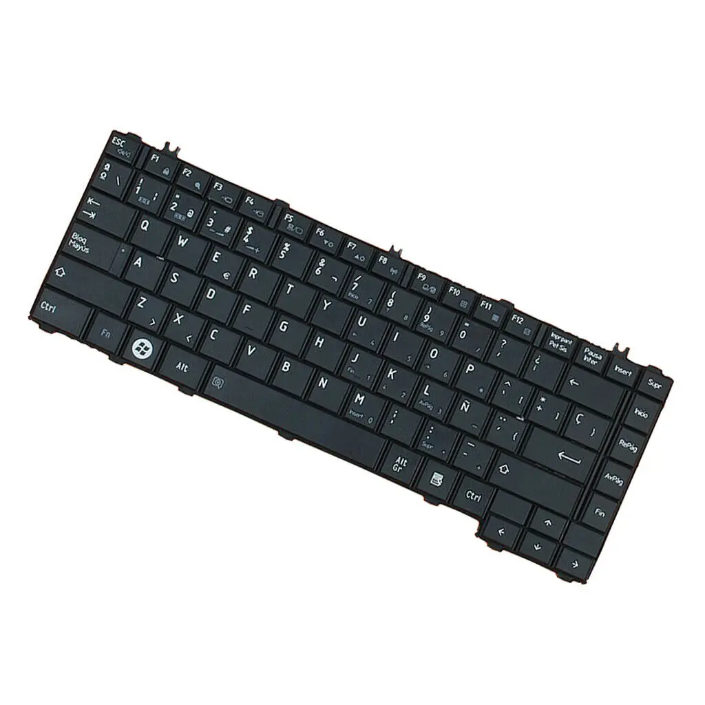 Новые бескаркасные испанский полноценная клавиатура для ноутбука Toshiba L/C 600 640 L630/645/700/730 SP L600 L640 L630 L645 C600 C640 L700 L730