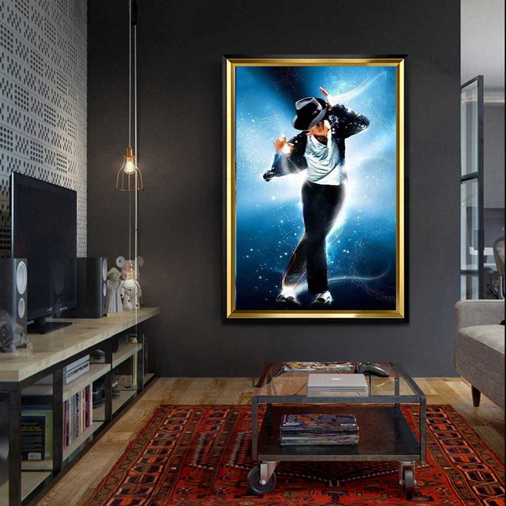 超激安 Michael Jackson Classic action 5D DIY Diamond Painting Full アート・デザイン・音楽
