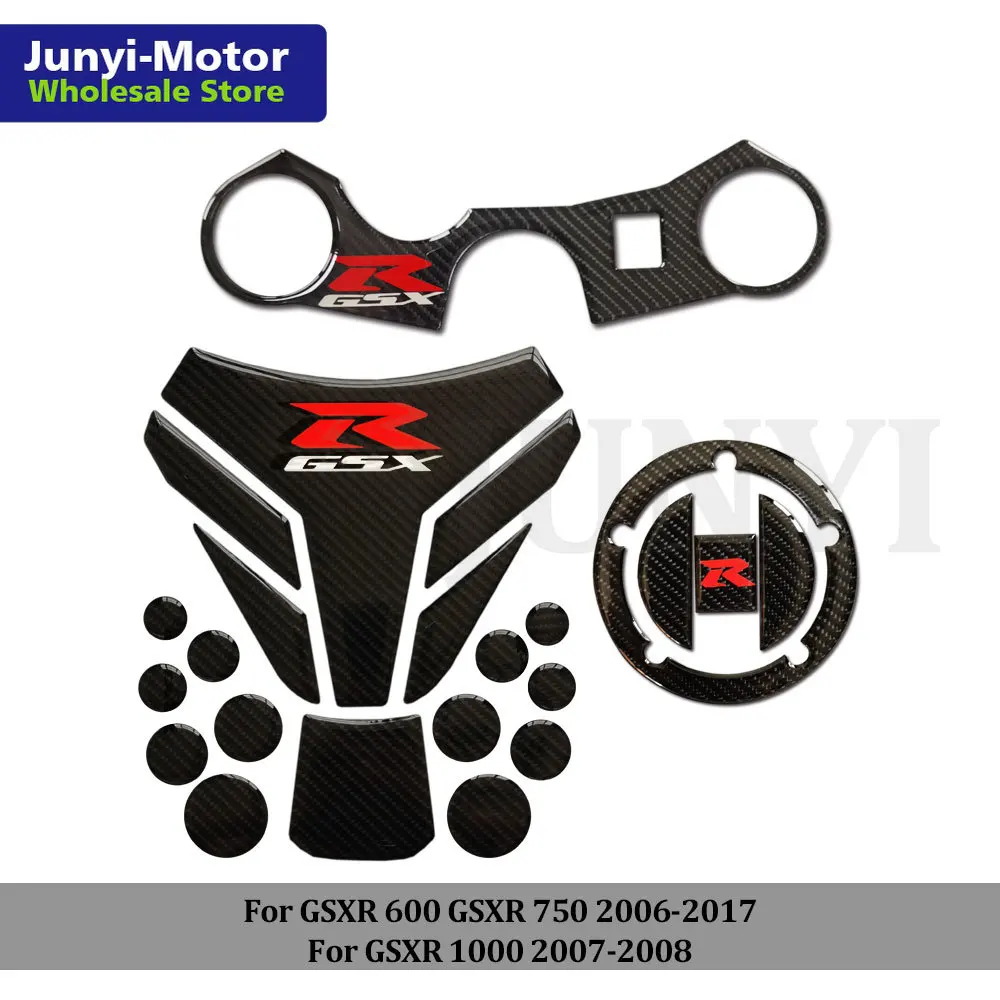 Наклейки для Suzuki GSXR1000 2007-2008 GSXR750 600 2006-2017 s Наклейка на крышку резервуара тройное