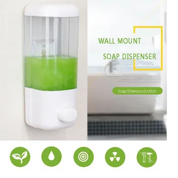 

Soap Dispensers Wall Mounted Liquid Hand Shower Gel Lotion Container Kitchen Bathrooms Shampoo Hand Pump Sterilizer Dispenser