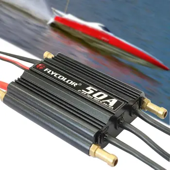 

50A Electric Speed Controller Brushless Motor Accessory Built In SBEC Aluminum Alloy Rc Boat Professional Low Voltage Protection
