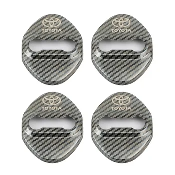 

4pcs NEW Car door lock protective cover For Toyota Corolla Camry Avensis Rav4 Yaris Auris TRD c-hr Prius trd car accessories