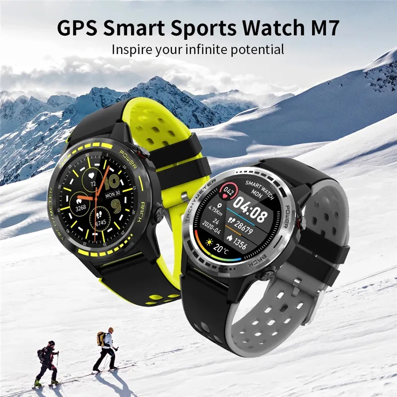 M7S Bluetooth наручные Смарт часы с GPS высотомер барометр компас фитнес трекер для